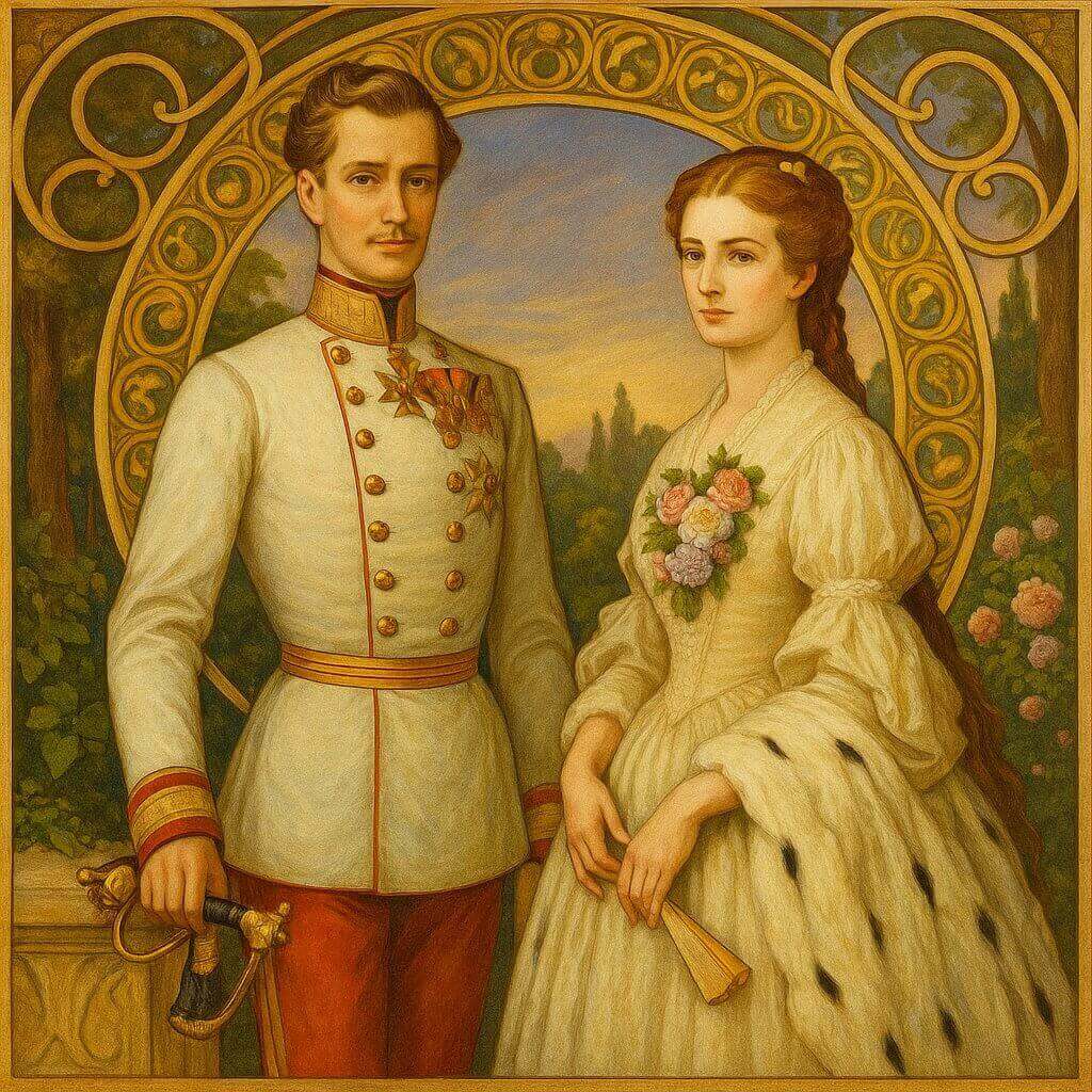 フランツヨーゼフとエリザベートのイメージ画像